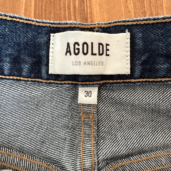 Agolde Pinch Waist Straight Jean | Size 30 (8-10) - Picture 4 of 8